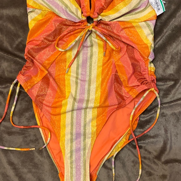 NWT Robin Piccone Greta Keyhole One-Piece size 8 - Picture 7 of 13